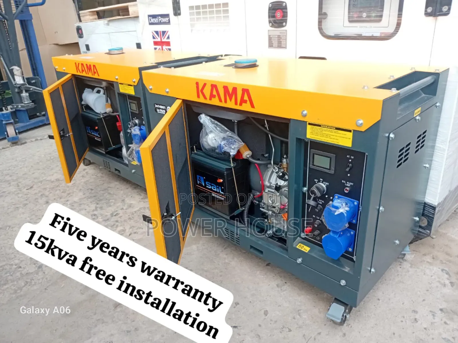 Generator Strategies Power Diesel Kama 15kva 16500watts