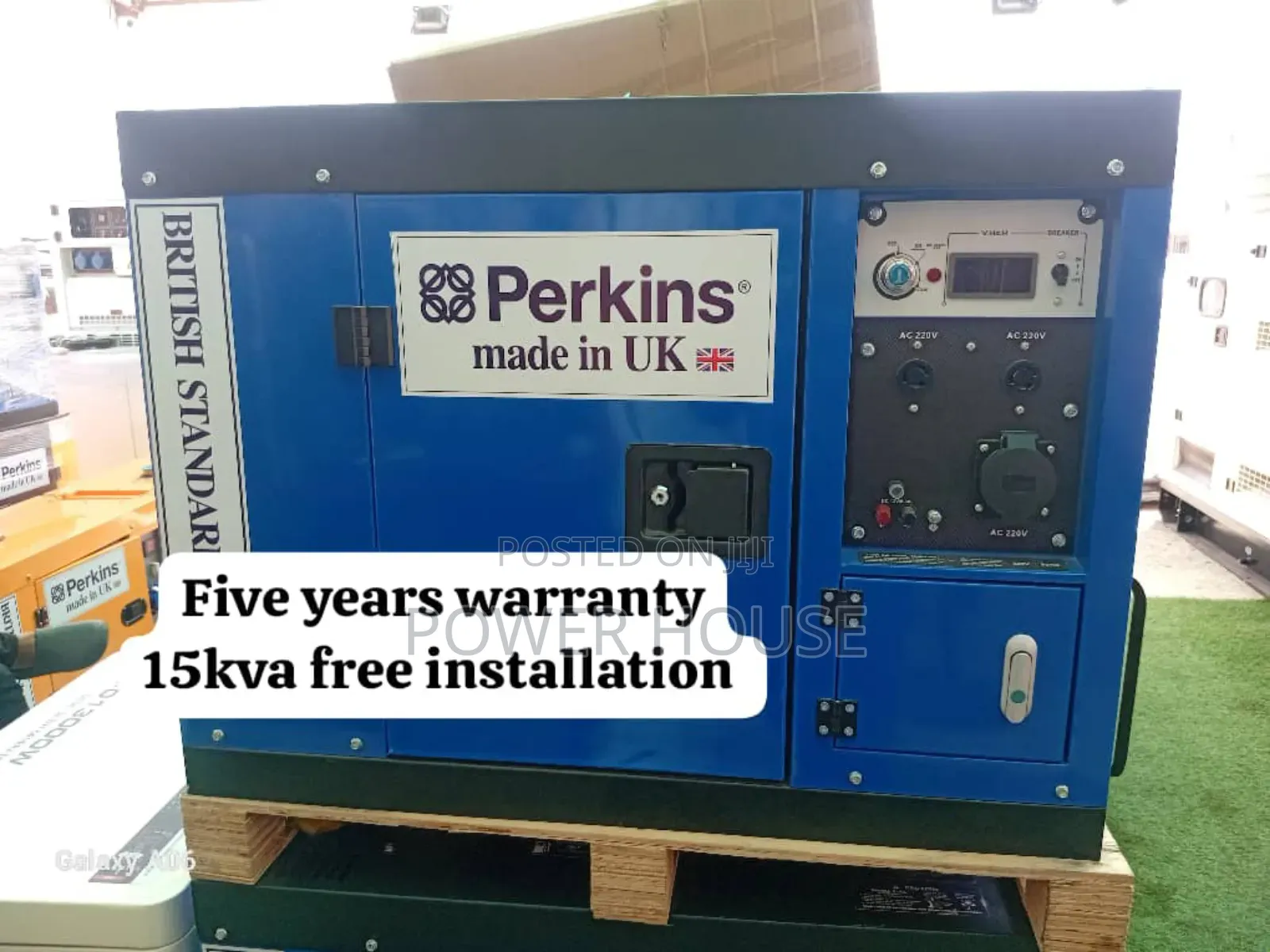 Monitoring Screen Perkins Diesel Generator 15kva 16500watts