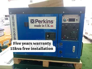 Monitoring Screen Perkins Diesel Generator 15kva 16500watts