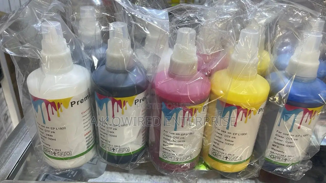 DTF Ink - 500ml Premium DTF Transfer Ink GHC 200