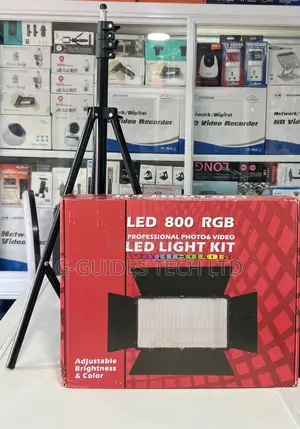 Led 800 RGB Professional Photo and Video Led Light Kit