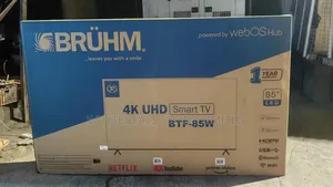 Bruhm 85” 4k Uhd Smart Webos Led Tv| Bluetooth| Magic Remote