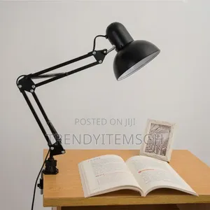 Metal Clamp Flexible Arm Desk Study Table Lamp