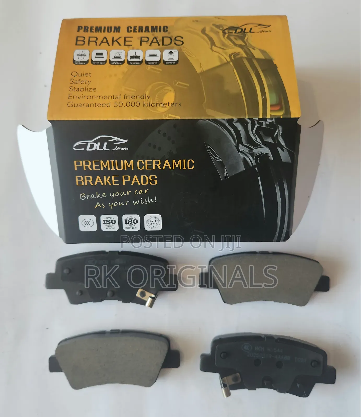 Hyundai Elantra 11-16/Accent 12-17 Ceramic Back Brake Pad