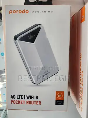 Porodo 4g Lte | Wifi 6 Pocket Router