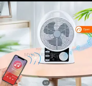 Rechargeable Fan With Solar Panel