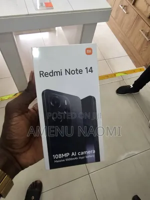 New Xiaomi Redmi Note 14 128 GB Black