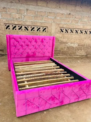 Pink Double Bed Frame