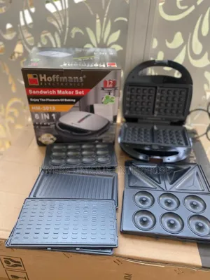 Hoffmans 6in1 Sandwich Maker With High Performance 1000w