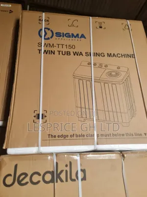 Stain Free Clothes ~ Sigma 15kg Washing Machine
