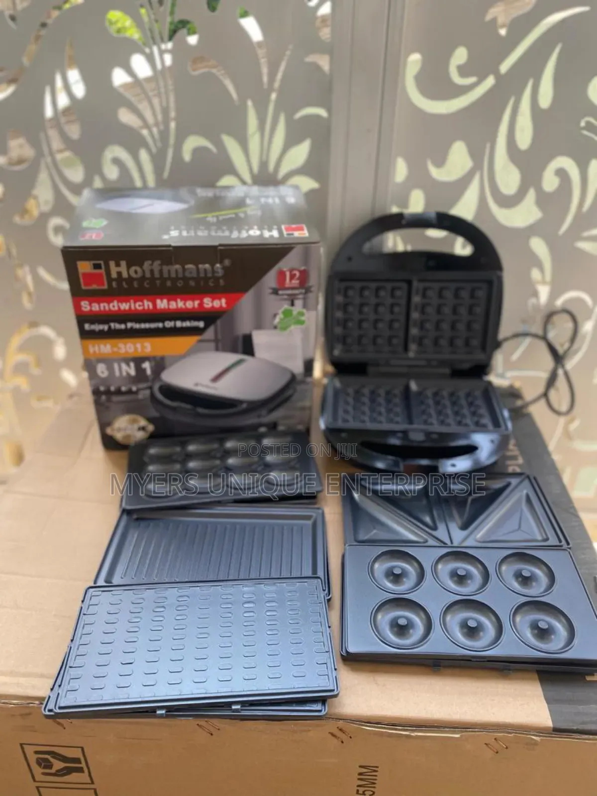 Hoffmasn Electric 6in1 Sandwich Maker With Waffle Grill