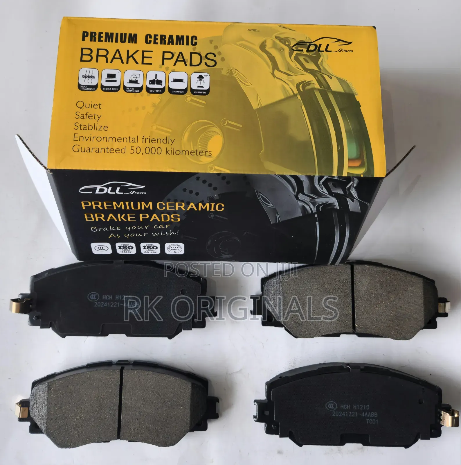 Corolla 08-19/Rav4 06-18 Ceramic Front Brake Pads