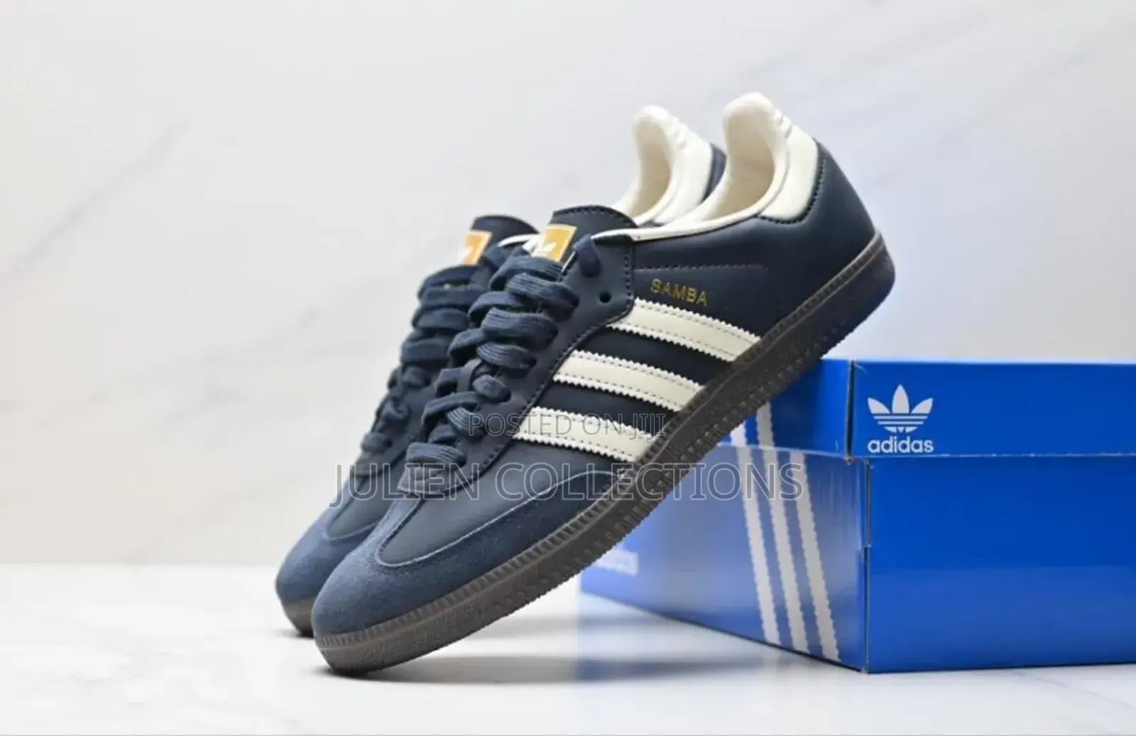 Adidas Samba Og Blue Black