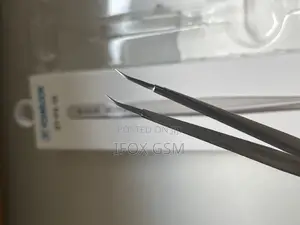Curved Edge Tweezers for Repairs