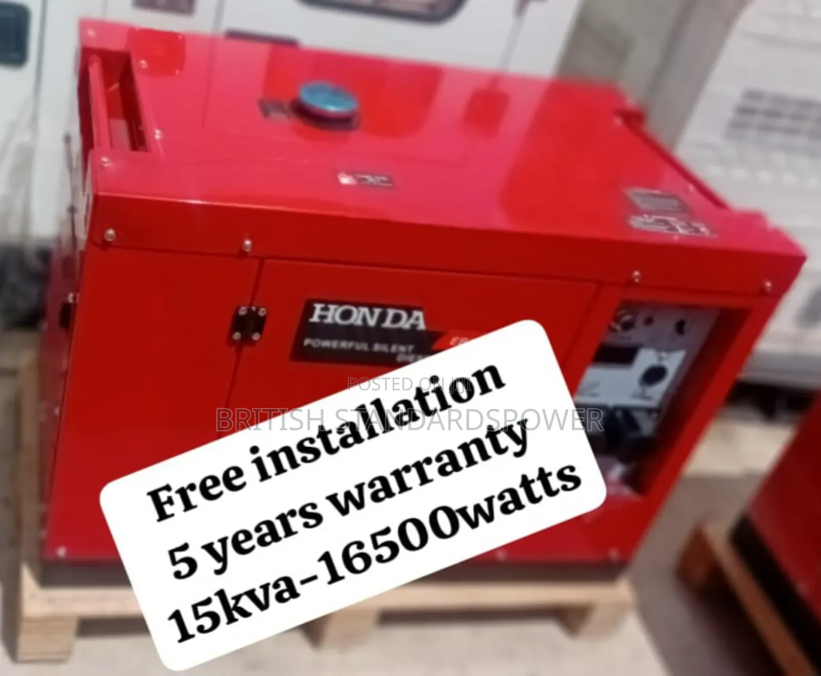 Exceptional Remote Control 15kva Diesel Genset