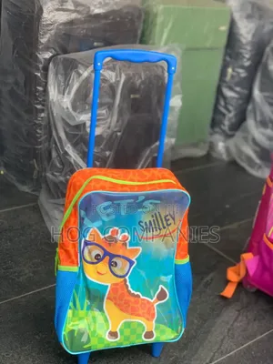 Multifunctional Kids Trolley School Bag Backpack