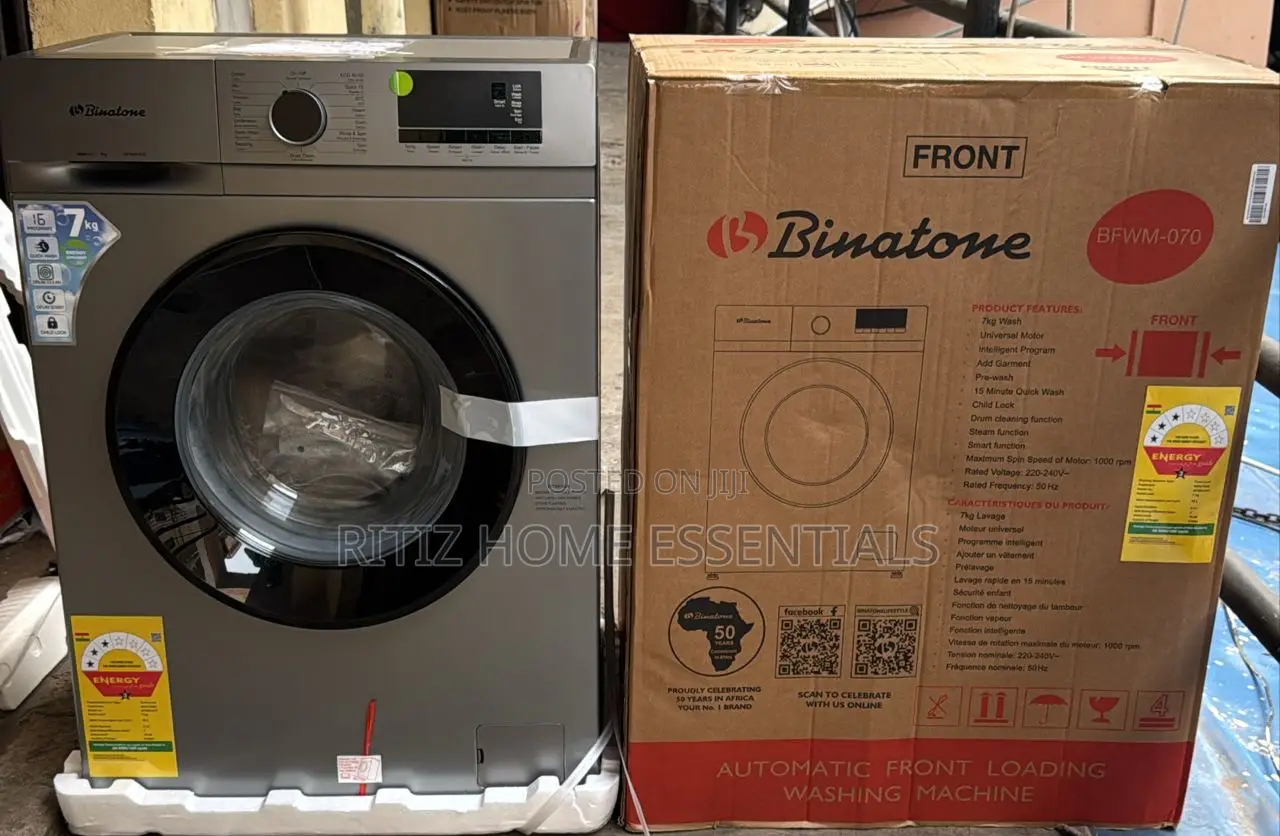 7 Kg Fully Automatic Binatone Washing Machine
