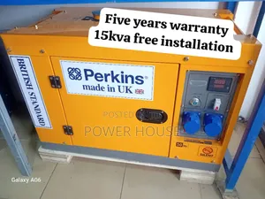 Tycoon Perkins Diesel Generator 15kva 16500watts