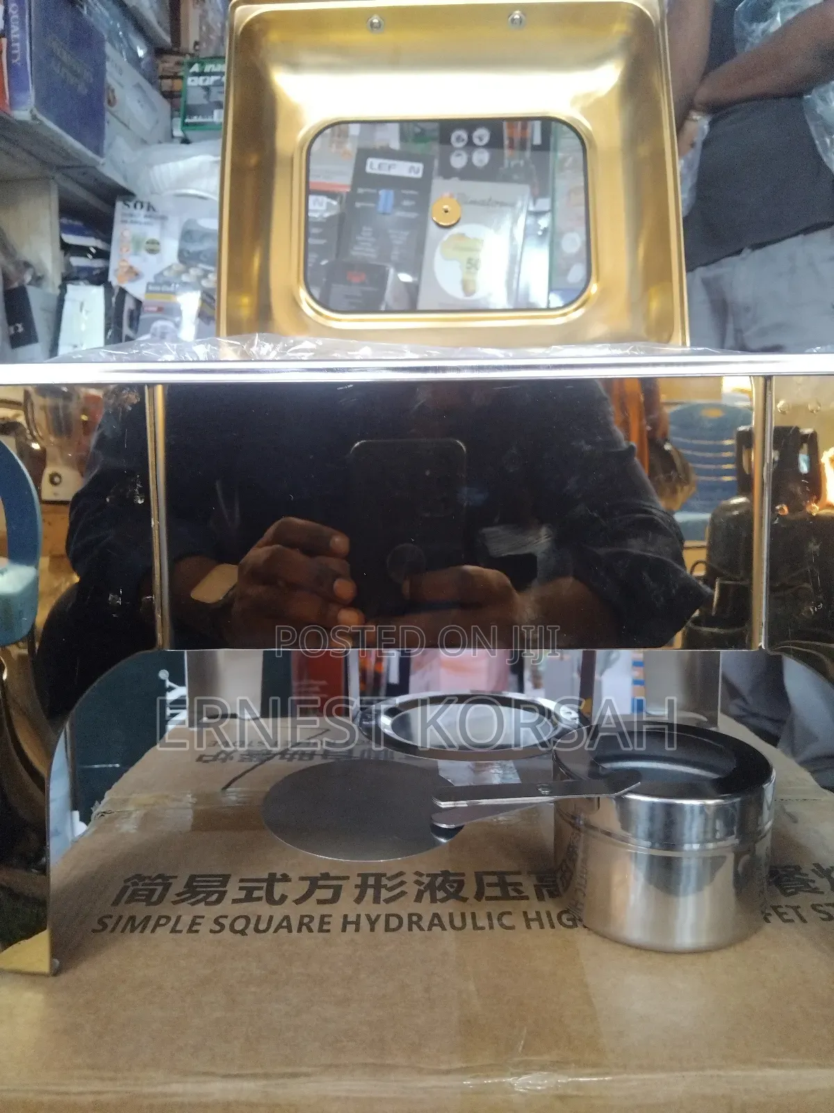 Square Hydraulic High Foot Buffet Square Stove