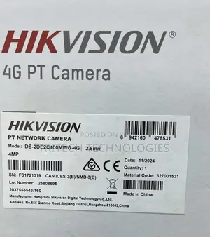 Hikvision Ds-2de2c400mwg-4g 4mp Outdoor Smart Pt Ip Camera