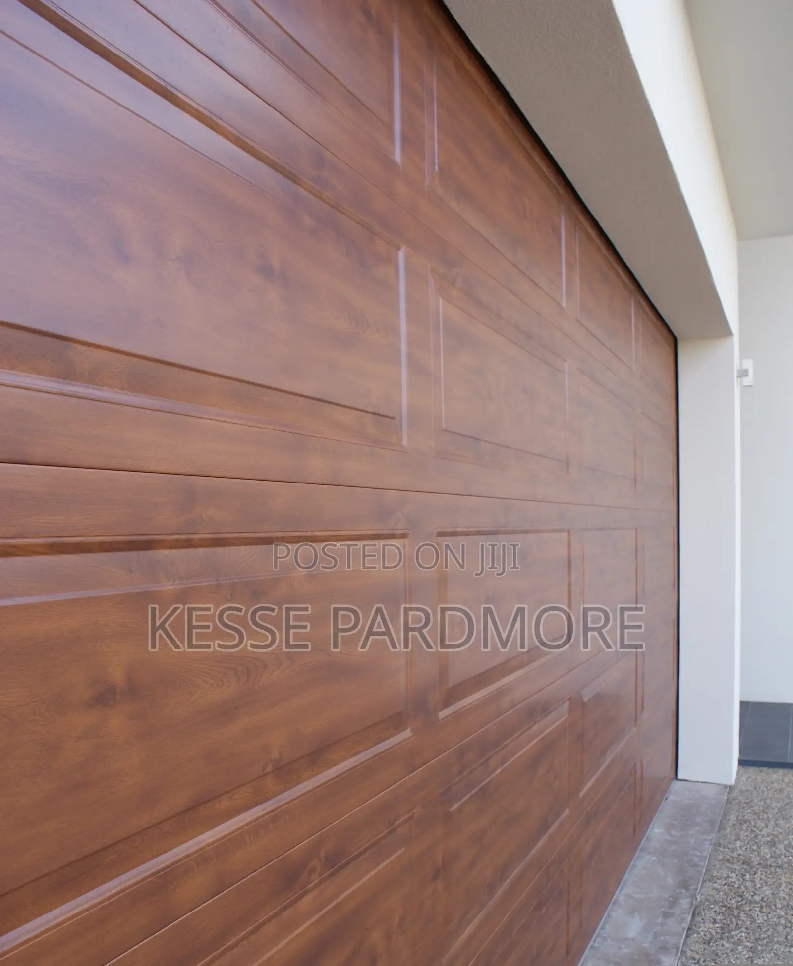Garage Door Oak Gold Colour