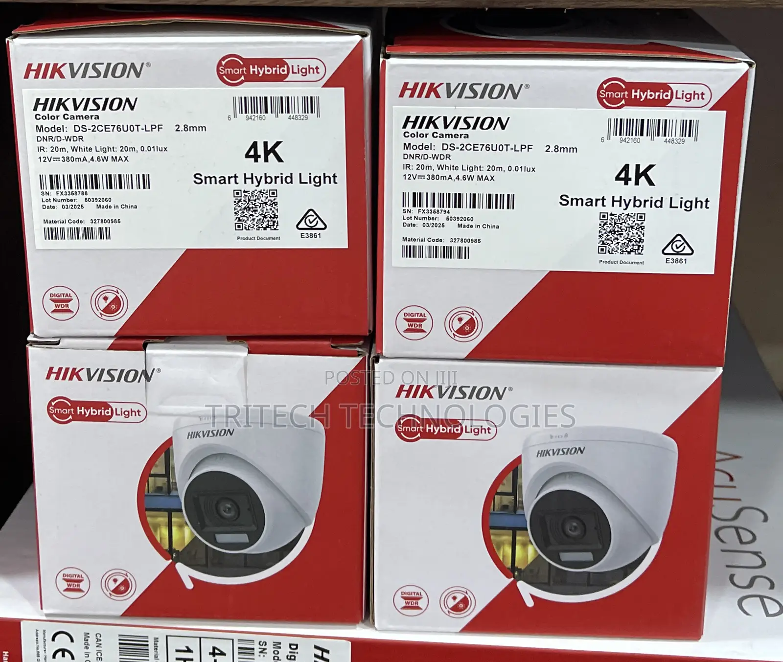 Hikvision Ds-2ce76u0t-LPF 8mp Analog Fullcolor Indoor Camera