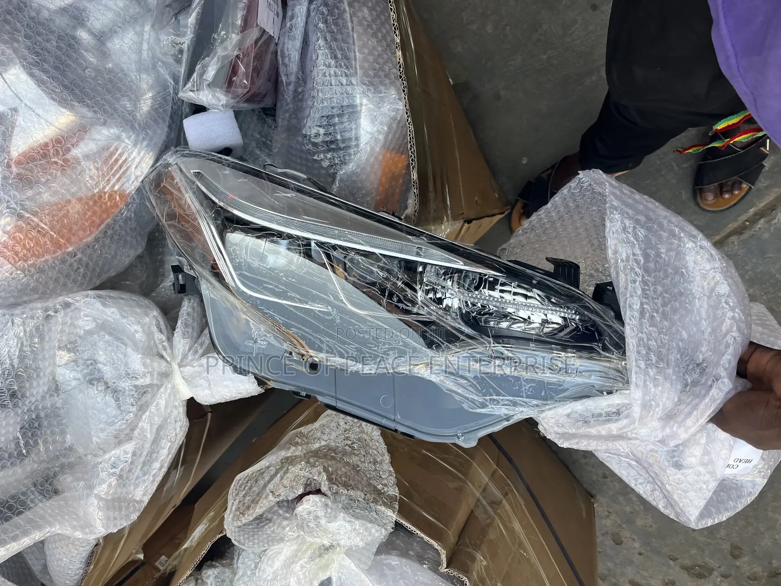 Toyota Corolla 2017 2018 2019 Headlight White 2 York