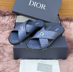 Dior Slippers for Men in Blue Color