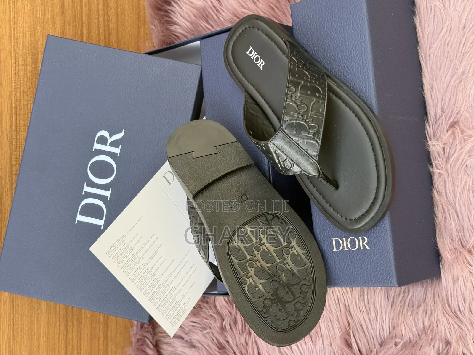 Leather Fresh Sippers Dior || for Men