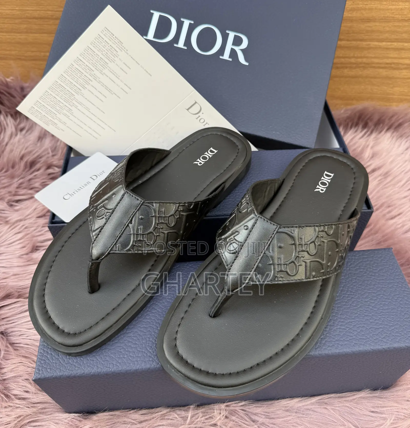 Leather Fresh Sippers Dior || for Men