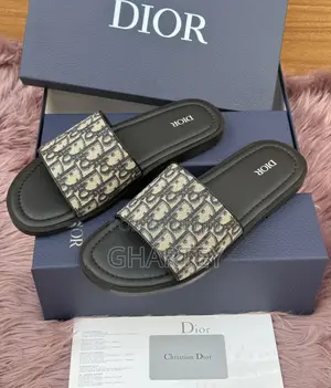Canvas Upper Dior Unique Slippers || for Men