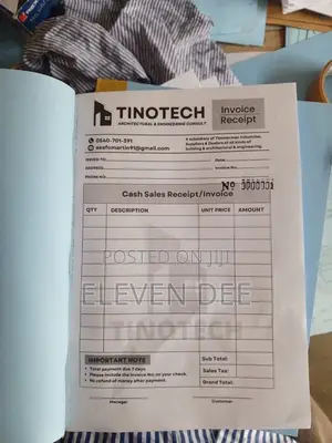 Receipt Book