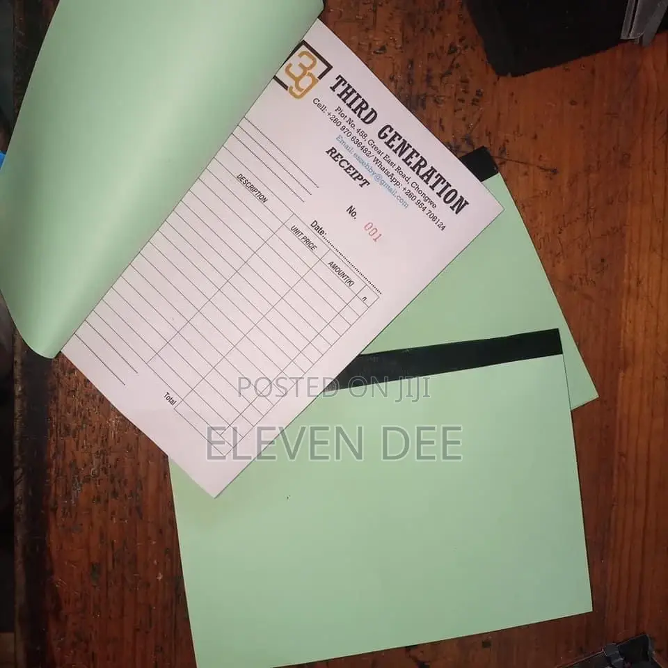 Receipt Book