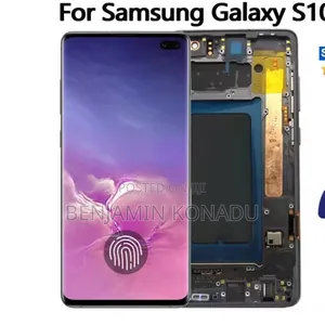 Original S10+ Screen Support Finger Print