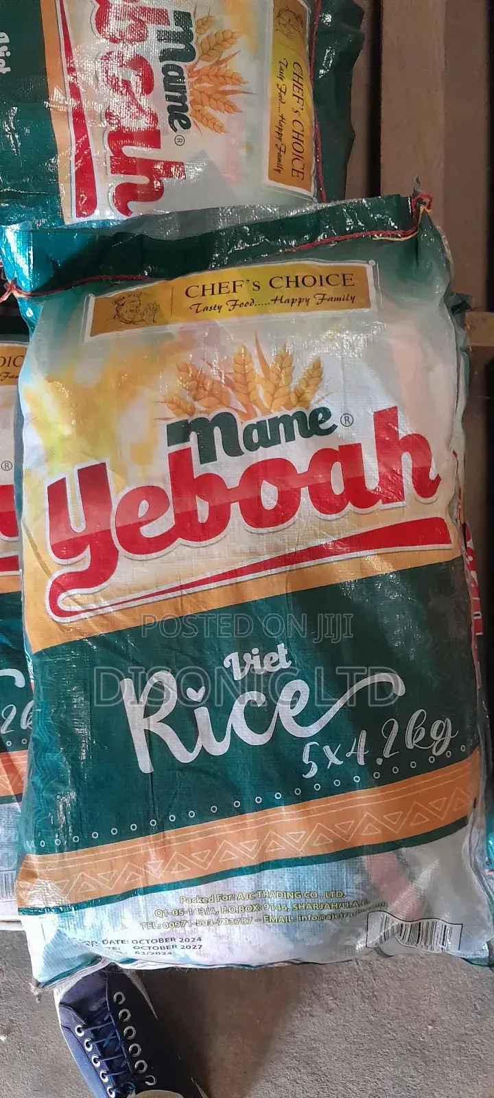 Make Yeboah Rice 5x4.2kg ( Wholesale Only)