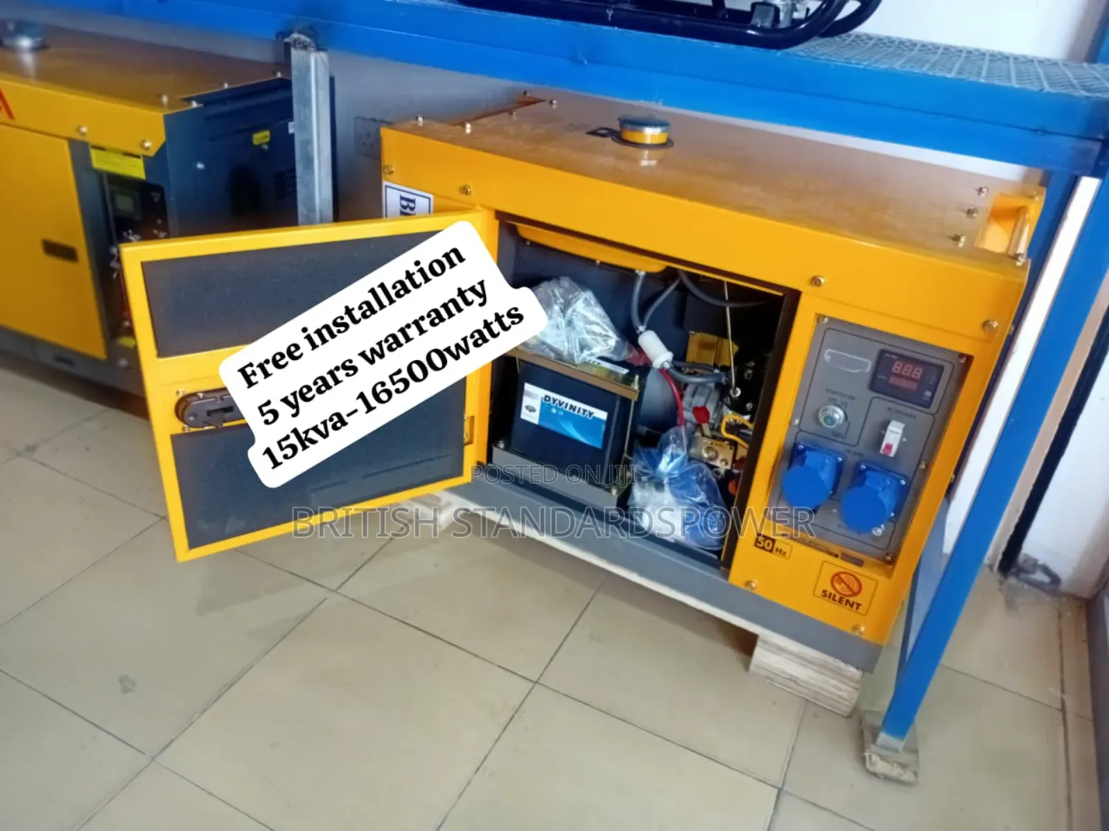 100% Copper Winding 15kva Diesel Generator