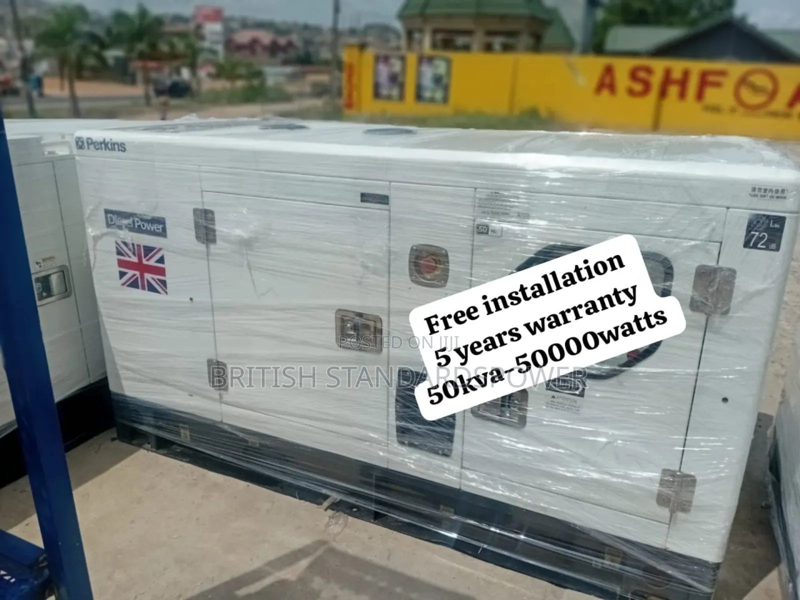 Power Redundant 50kva Silent Diesel Generator