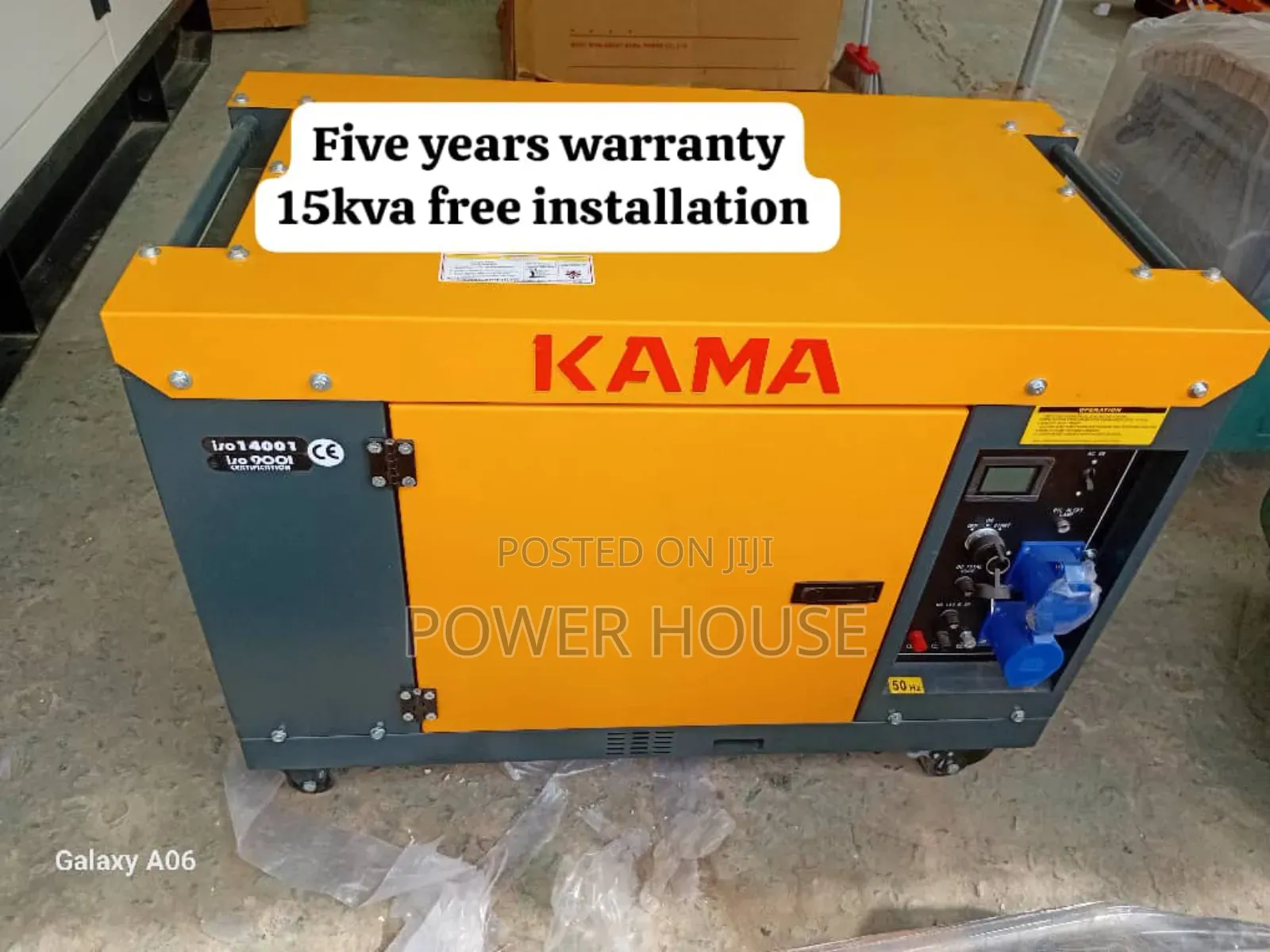 Hybrid Powe Kama Diesel Generator 15kva 16500watts