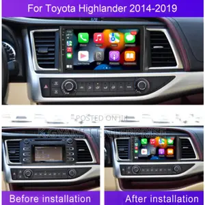 Quality Android Tape for Toyota Highlander 2014 to 2018