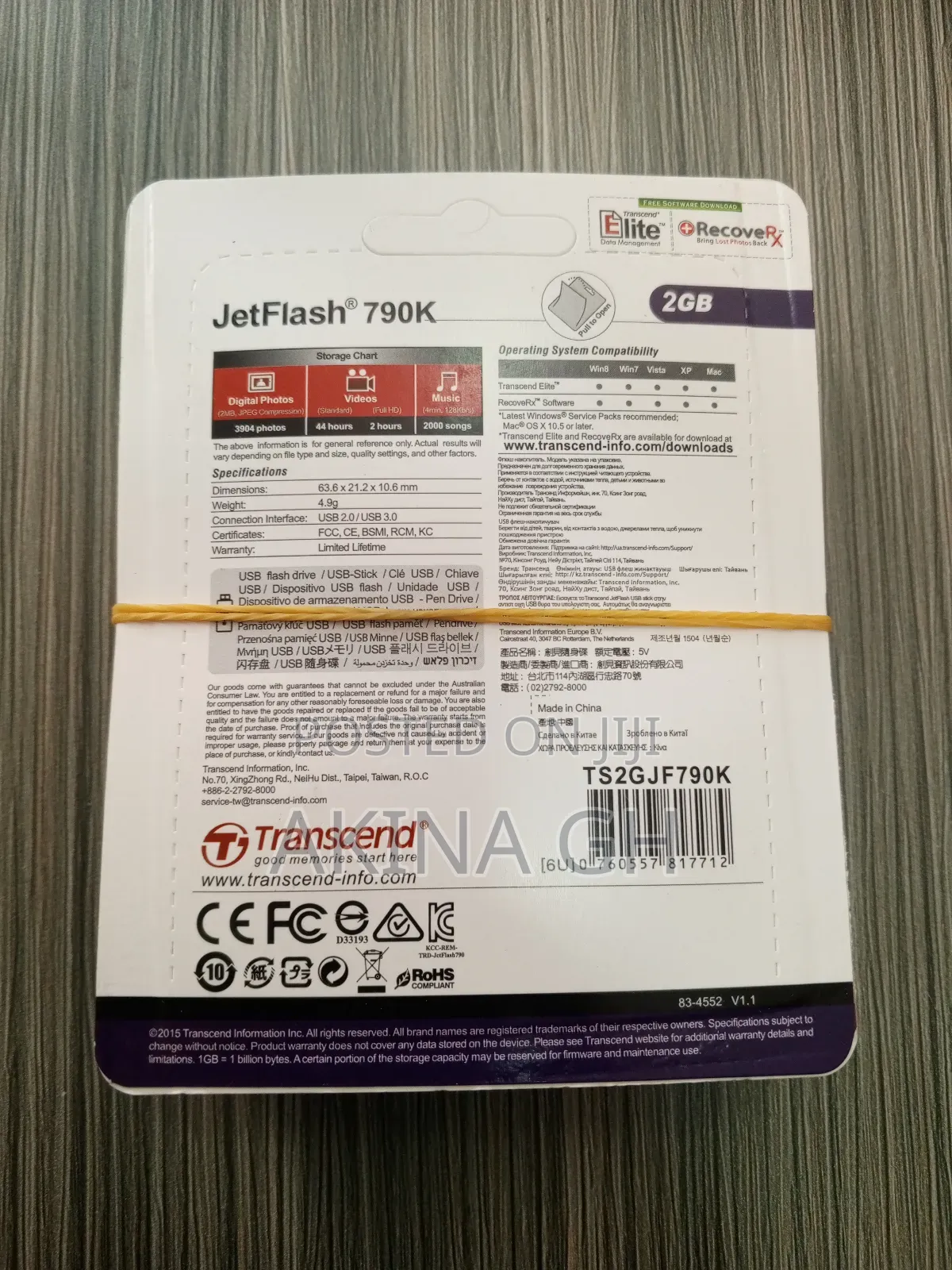 Transcend 2gb Usb 3.1 Pendrive