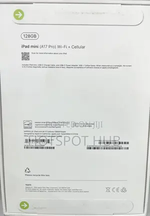 New Apple iPad mini (2024) 128 GB