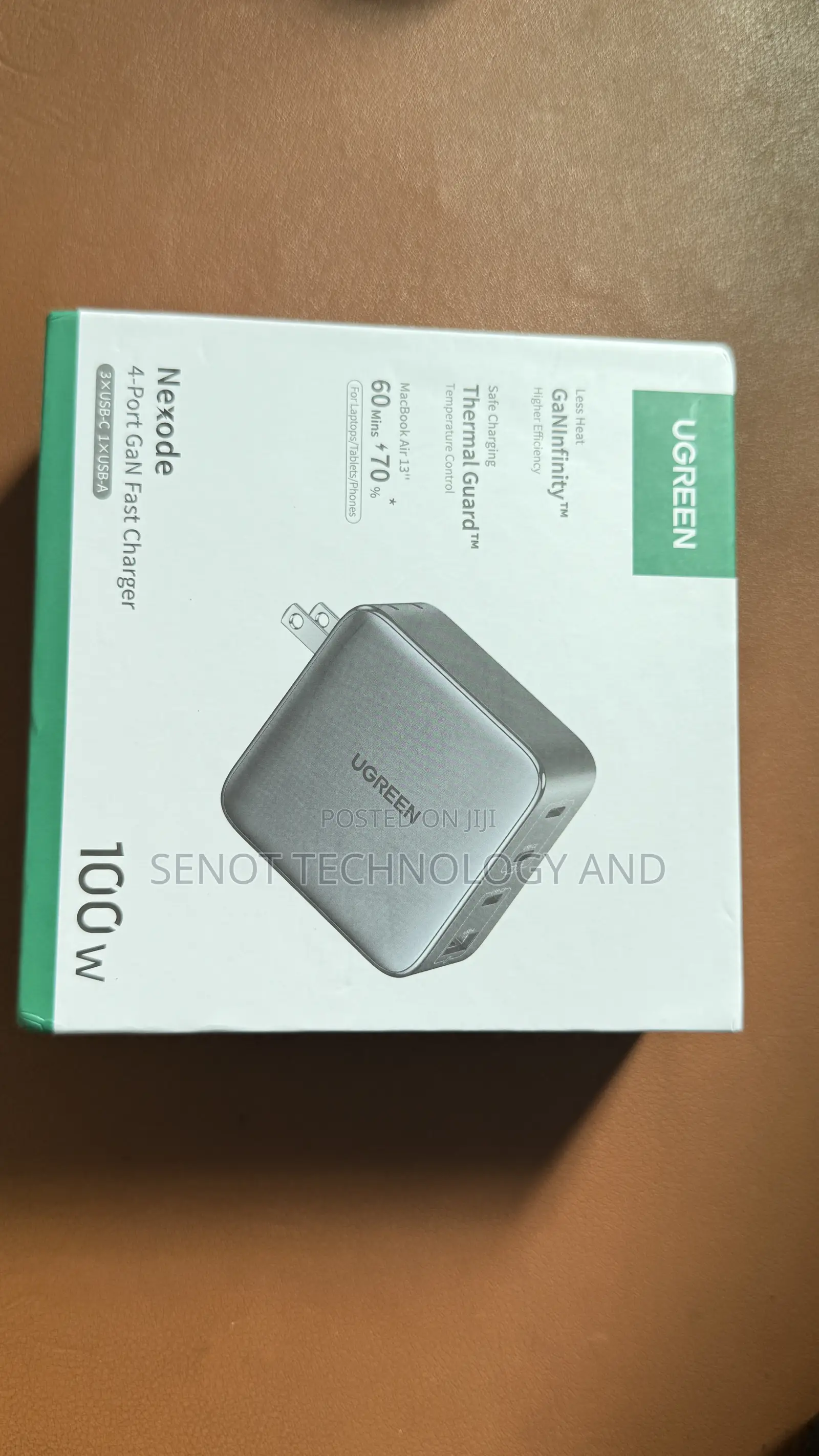 Ugreen Gan Charger 100w ( Comes With 2m Type C Cable)