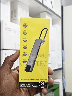 8 In1 Multi-Port Type C to Usb C Hdmi Adapter Usb 3.0