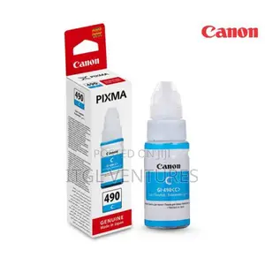 Canon Gi-490y Yellow and Gi-490c Cyan Ink