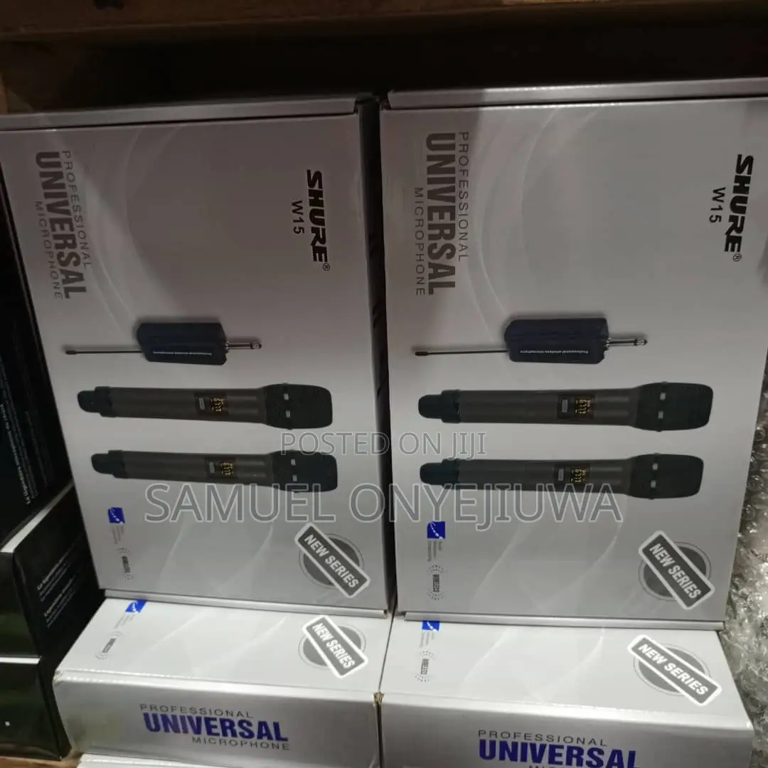 Shure Wireless Microphone 2 Handles W-15