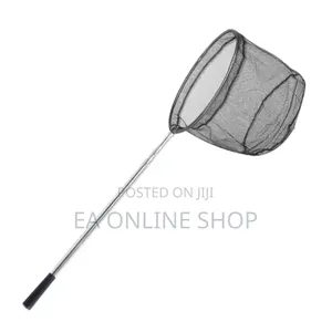 Long Stainless Steel Fish Scoop Net 210cm. Catfish Tilapia