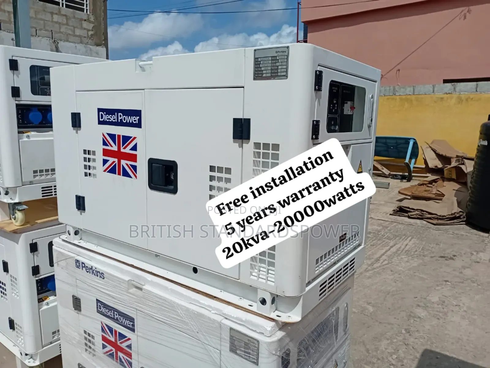 Superior Efficiency 20kva Silent Diesel Generator