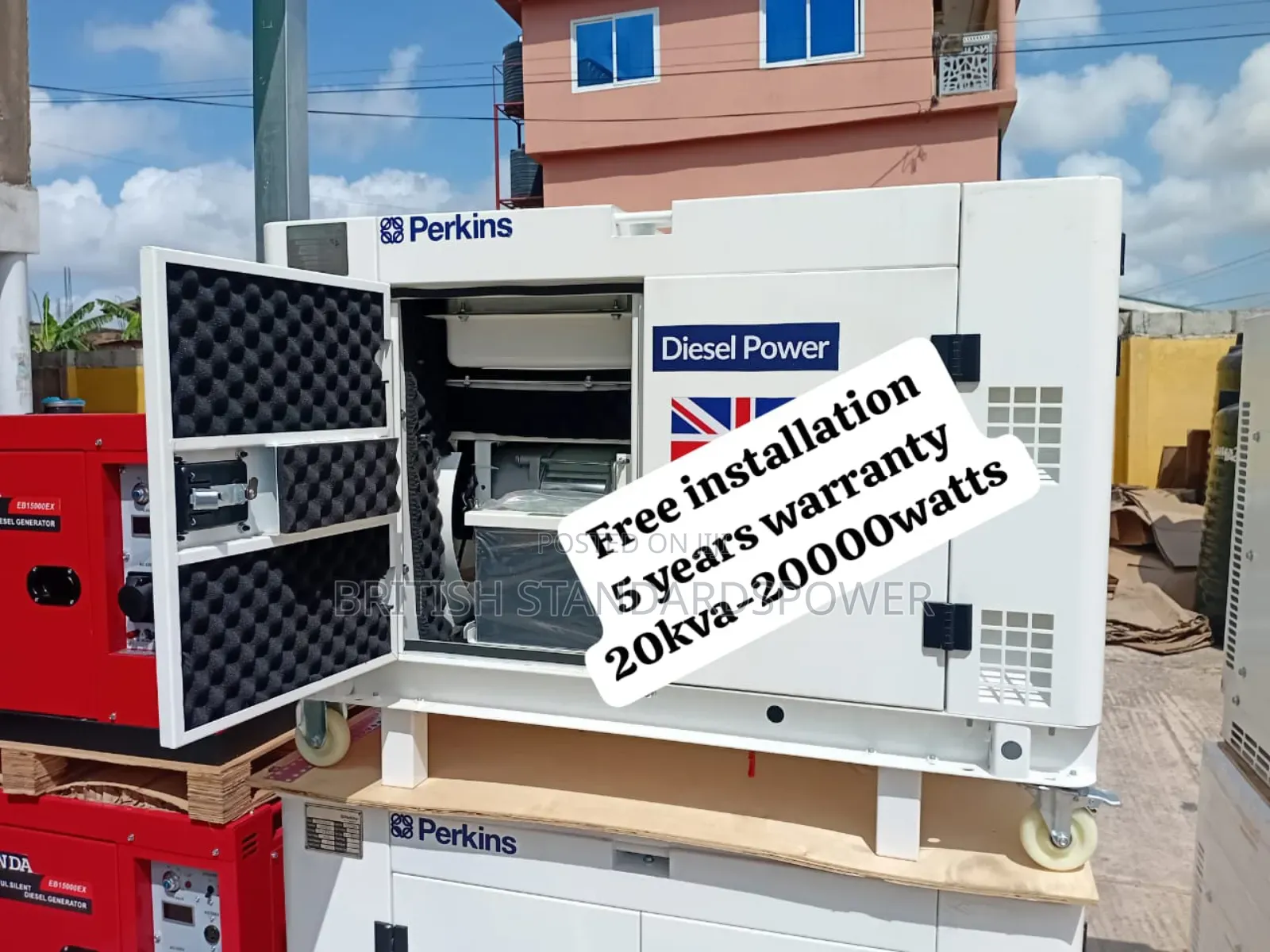 Enhanced Capability 20kva Silent Diesel Generator