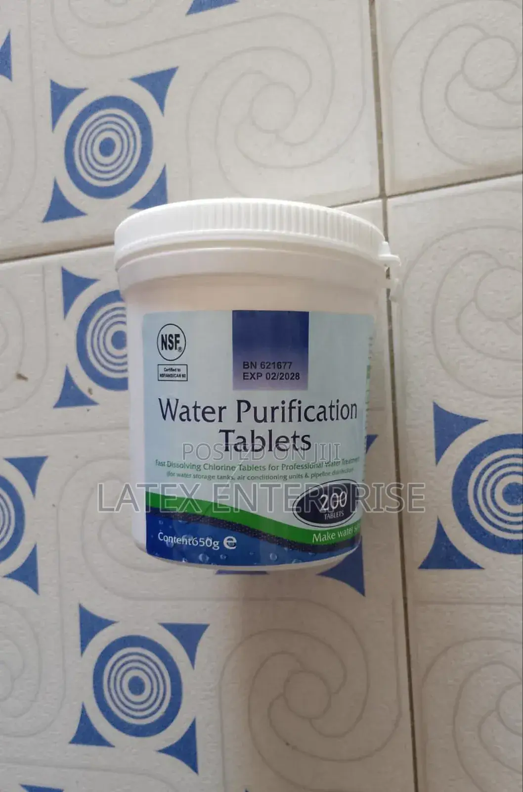 Water Purification Tablets (200ml)