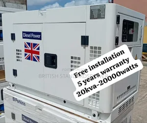 Capacity Output 20kva Diesel Generator